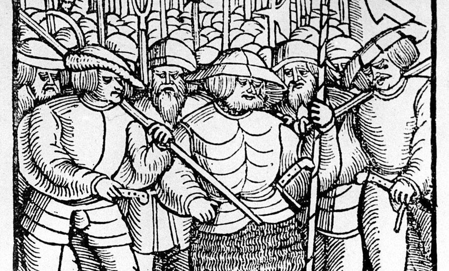 Holzschnitt Bauernkrieg 1525